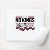 No Kings In America USA Retro Classic Mousepad (Mit Mouse)