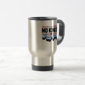 No Kings In America USA Retro Classic Reisebecher (VorderseiteRechts)