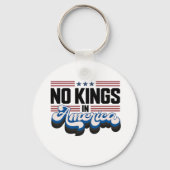 No Kings In America USA Retro Classic Schlüsselanhänger (Vorderseite)