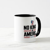 No Kings In America USA Retro Classic Tasse (VorderseiteRechts)