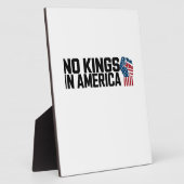 No Kings In America USA Vintage Graphic Fotoplatte (Seite)