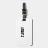 No Kings In America USA Vintage Graphic Gepäckanhänger (Vorderseite vertikal)