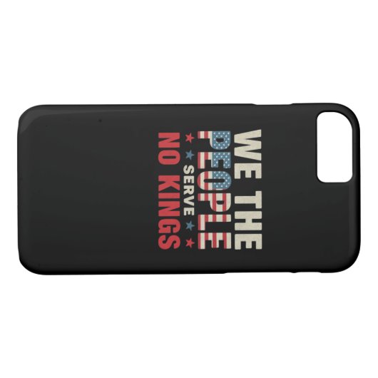 No Kings In America We The People Classic Case-Mate iPhone Hülle (Rückseite (Horizontal))
