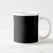 No Kings In America We The People Creative Design Jumbo-Tasse (Rechts)