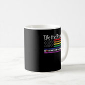 No Kings In America We The People Creative Design Kaffeetasse (VorderseiteRechts)