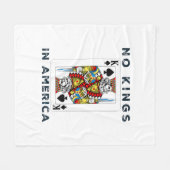 No Kings In America We The People Creative Style Fleecedecke (Vorderseite (Horizontal))