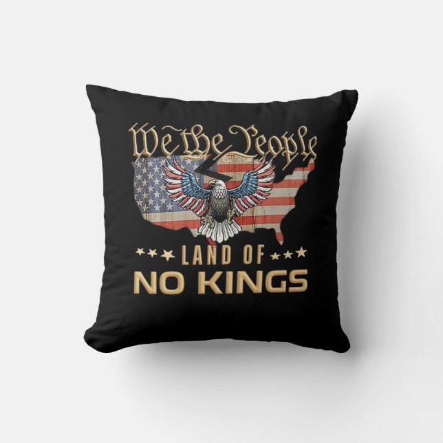 No Kings In America We The People Creative Style Kissen (Vorderseite)