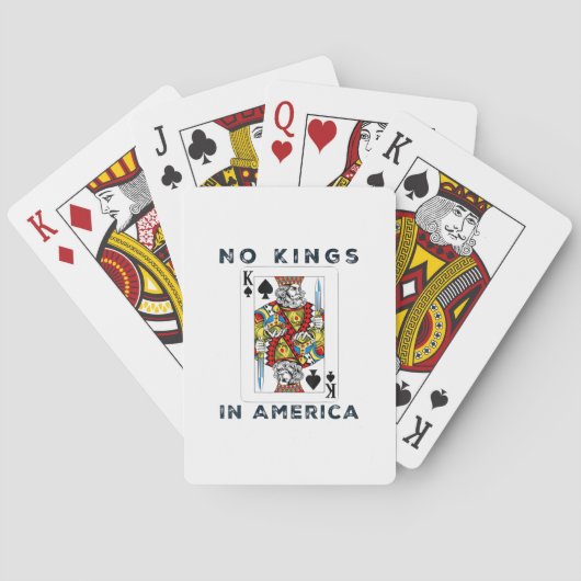 No Kings In America We The People Creative Style Spielkarten (Rückseite)