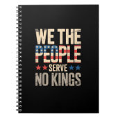 No Kings In America We The People Notizblock (Vorderseite)