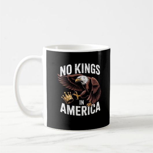 No Kings In America We The People Patriotic Style Kaffeetasse (Links)