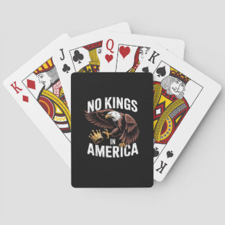 No Kings In America We The People Patriotic Style Spielkarten