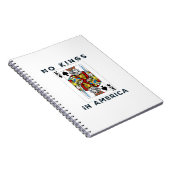 No Kings In America We The People Political Creati Notizblock (Rechte Seite)