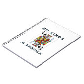 No Kings In America We The People Political Creati Notizblock (Linke Seite)