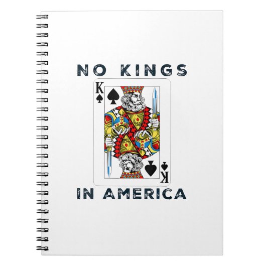 No Kings In America We The People Political Creati Notizblock (Vorderseite)