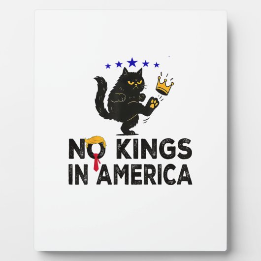 No Kings In America We The People Political Minima Fotoplatte (Vorderseite)