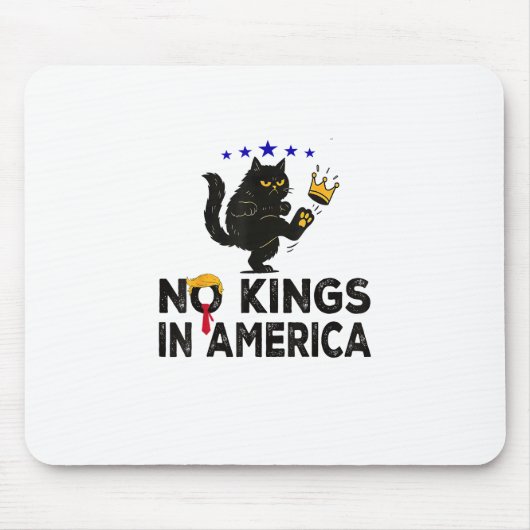 No Kings In America We The People Political Minima Mousepad (Vorne)