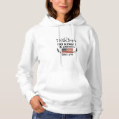 No Kings In America We The People Political Retro Hoodie (Vorderseite)