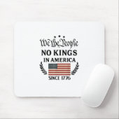 No Kings In America We The People Retro Classic Mousepad (Mit Mouse)