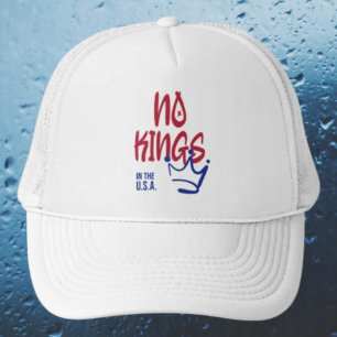 No Kings in the U.S.A. Trucker Hat - Bleibe Free Truckerkappe