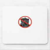 No Kings In The USA America Say No King Classic Re Mousepad (Vorne)