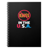 No Kings In The USA Notizblock (Vorderseite)