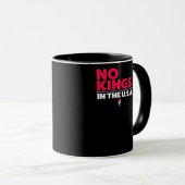 No Kings In The USA Trendy Graphic Tasse (VorderseiteRechts)