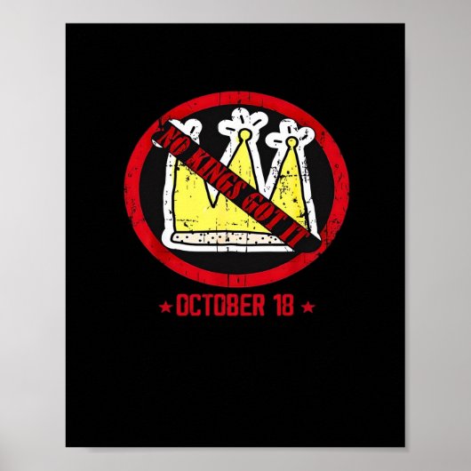No Kings It Classic Creative Style Poster (Vorne)