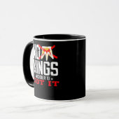 No Kings It Classic Minimal Design Tasse (Vorderseite Links)