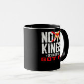 No Kings It Classic Minimal Design Tasse (VorderseiteRechts)