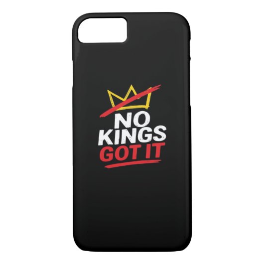 No Kings It Creative Casual Case-Mate iPhone Hülle (Rückseite)
