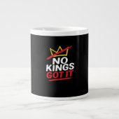 No Kings It Creative Casual Jumbo-Tasse (Vorderseite)