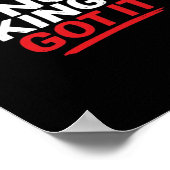 No Kings It Creative Casual Poster (Ecke)