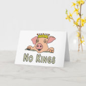 No Kings Karte (Gelbe Blume)
