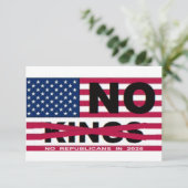 NO KINGS KARTE (Stehend Vorderseite)