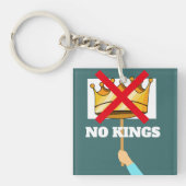 No Kings Keychain Schlüsselanhänger (Vorderseite)