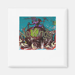 No Kings Klassischer moderner minimaler Stil Magnet