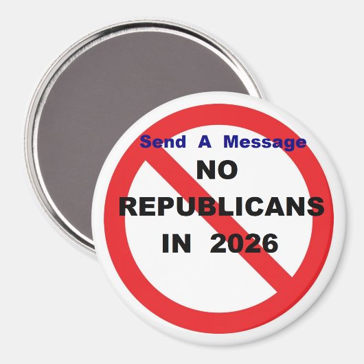 NO KINGS MAGNET (Vorderseite/Rückseite)