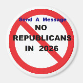 NO KINGS MAGNET (Vorne)