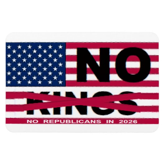 NO KINGS MAGNET (Horizontal)