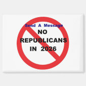 NO kings- Magnet (Vorderseite)