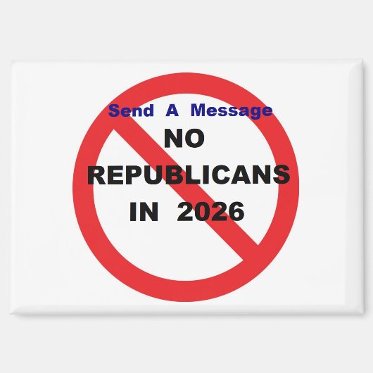 NO kings- Magnet (Vorderseite)