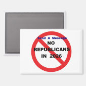 NO kings- Magnet (Vorderseite/Rückseite)