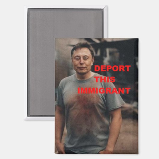 NO KINGS MAGNET (Vorderseite/Rückseite)