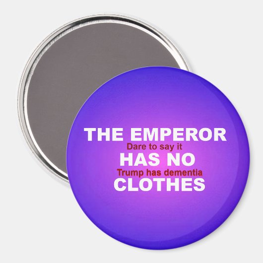 NO KINGS MAGNET (Vorderseite/Rückseite)