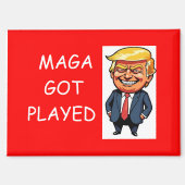 NO kings Magnet (Vorderseite)