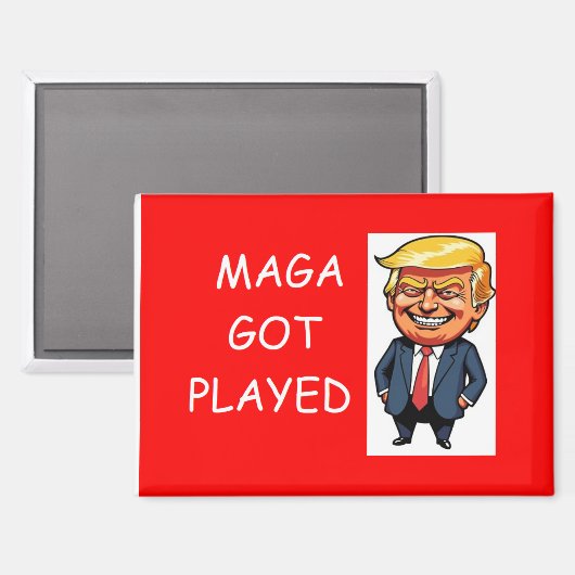 NO kings Magnet (Vorderseite/Rückseite)