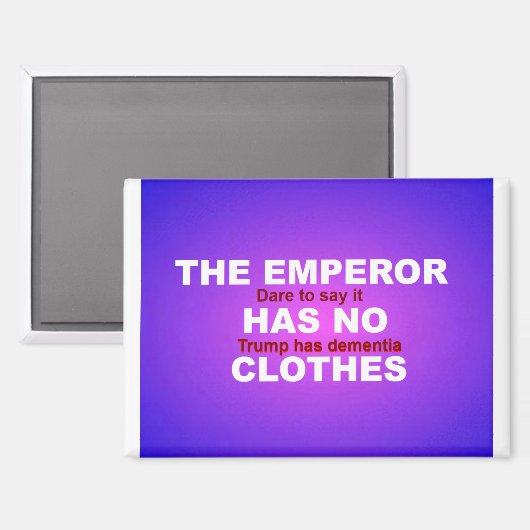 NO kings Magnet (Vorderseite/Rückseite)