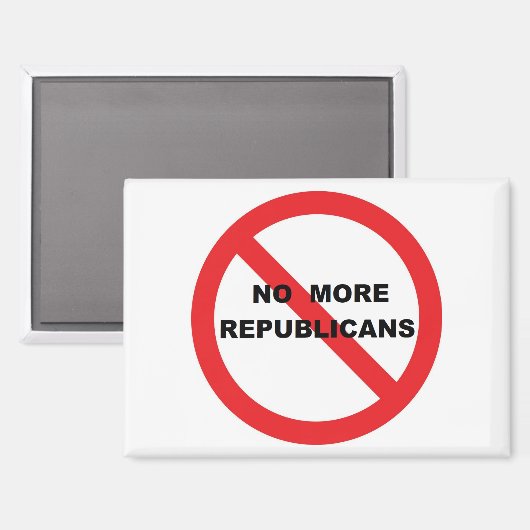 NO kings  Magnet (Vorderseite/Rückseite)