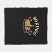 No Kings Minimal Clean Fleecedecke (Vorderseite (Horizontal))