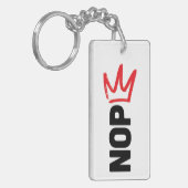 No Kings NOPE Keychain Schlüsselanhänger (Vorderseite links)